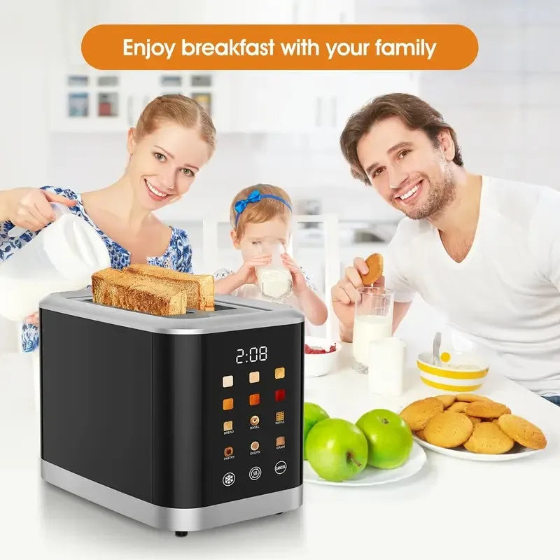 Smart Digital Bread Toaster With Touch Screen LCD Display