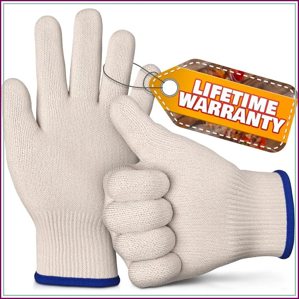 Aramid Heat Resistant Cooking Gloves 932°F For Baking And Grilling