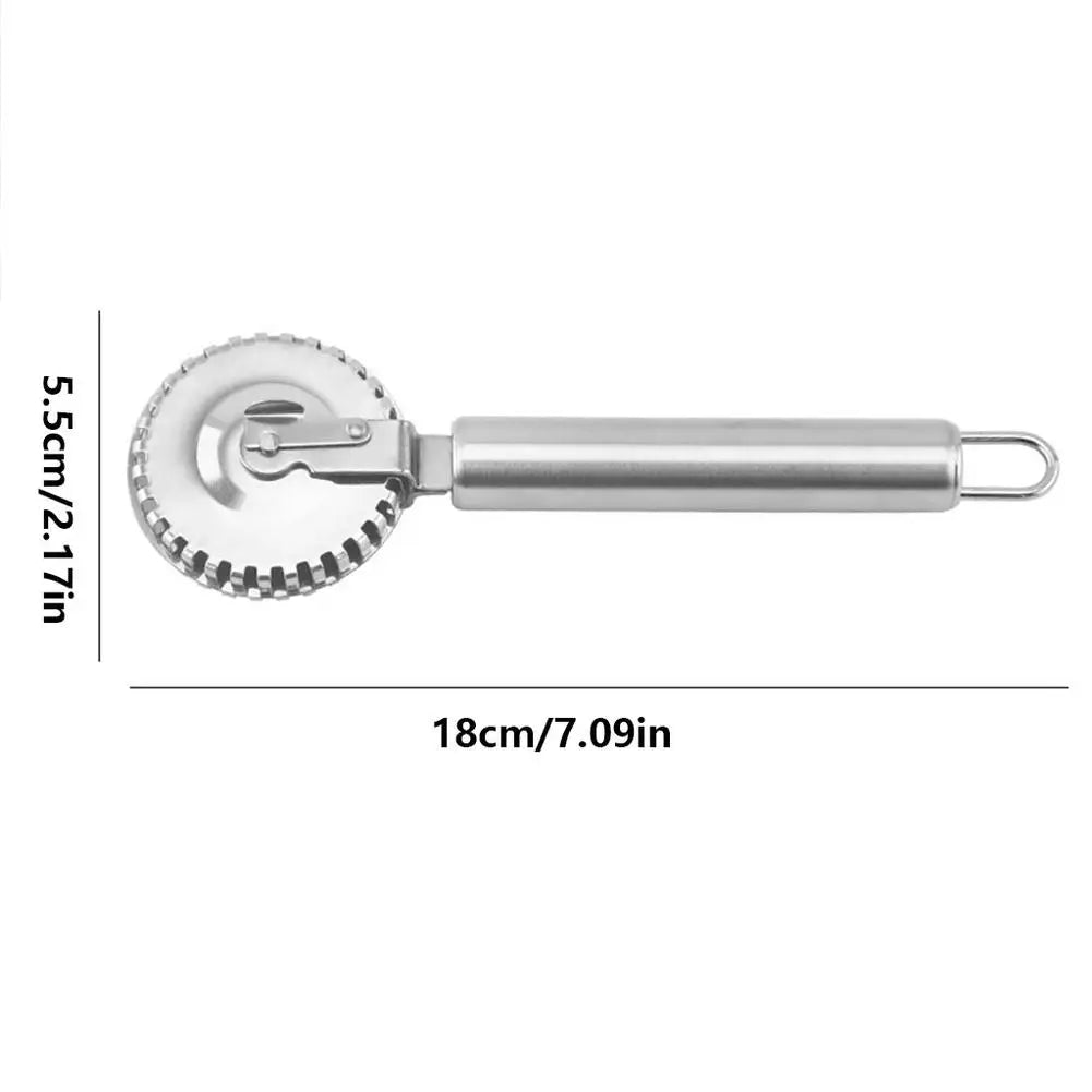 Stainless Steel Ravioli Cutter And Sealer Wheel For Pasta Dough