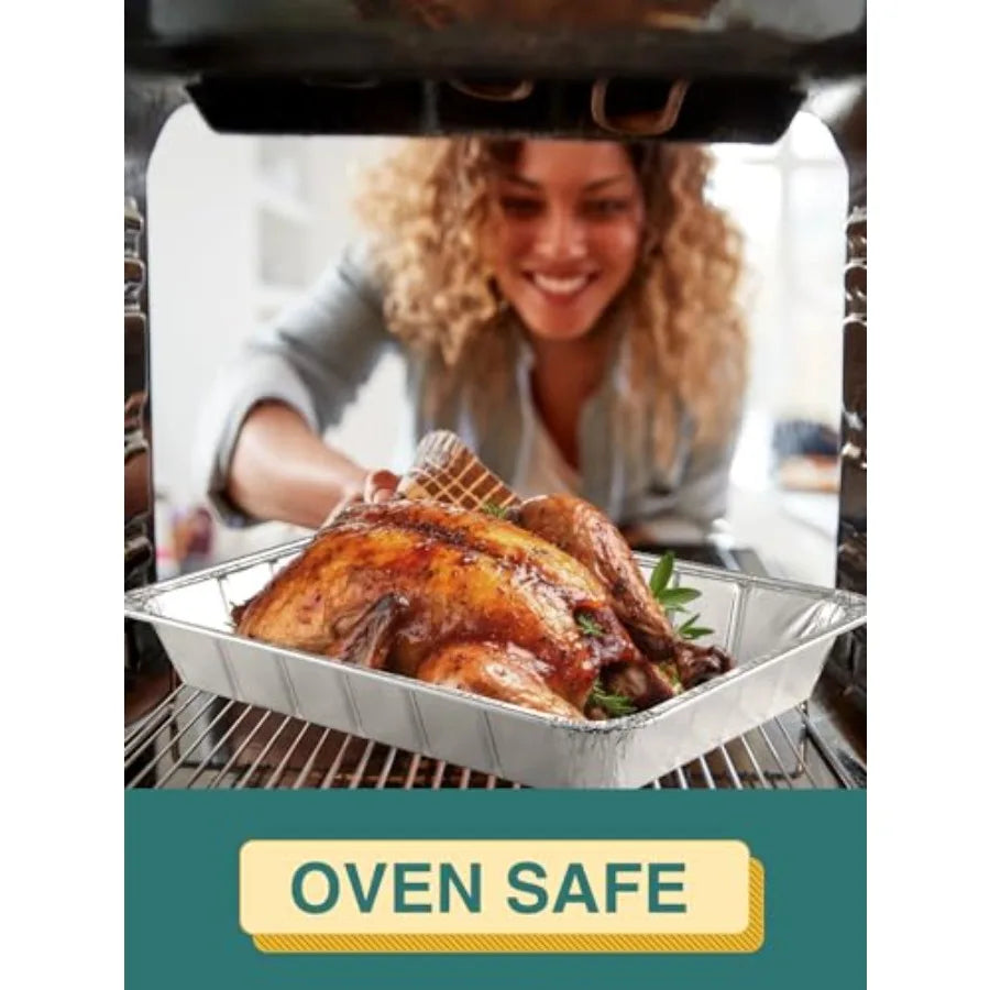 Disposable Aluminum Pans Combo Set 40 Pack