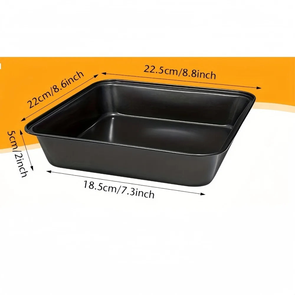 Nonstick Rectangular Carbon Steel Roasting Pan For Bread And Cake
