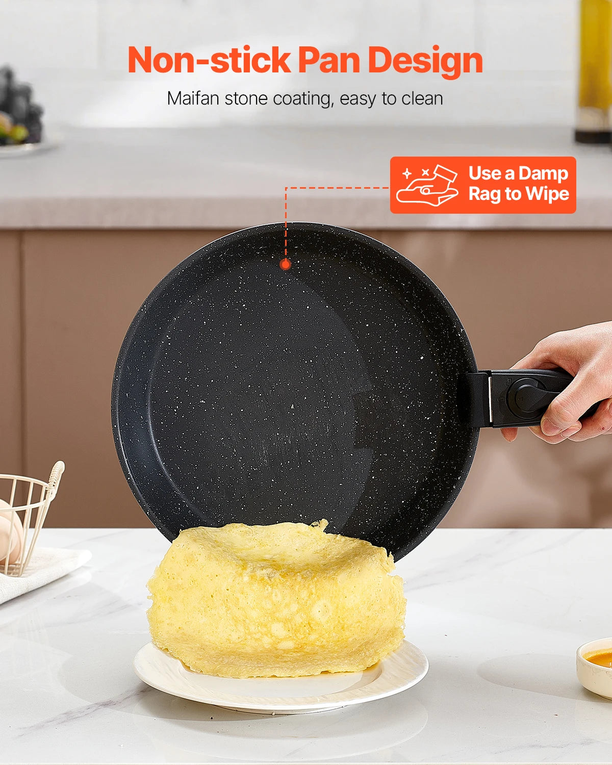 SucceBuy 17 Piece Nonstick Cookware Set For Induction Cooking