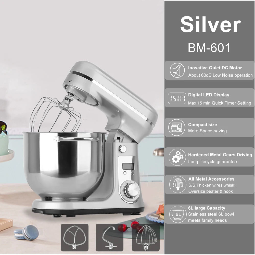 Biolomix Kitchen Stand Mixer And Blender With Quiet Motor