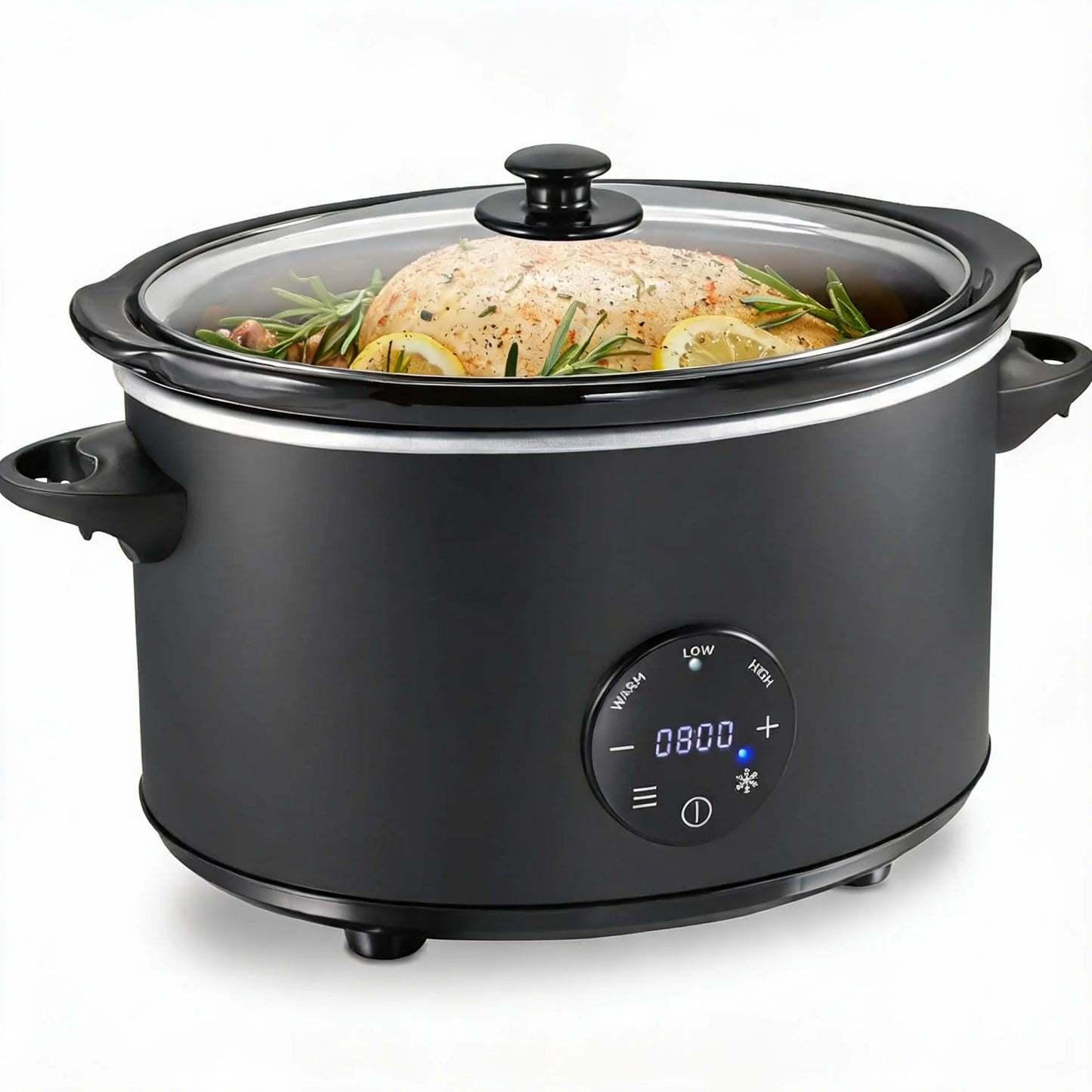 Slow Cooker Stoneware Programmable All Seasons Universal Dishwasher Safe