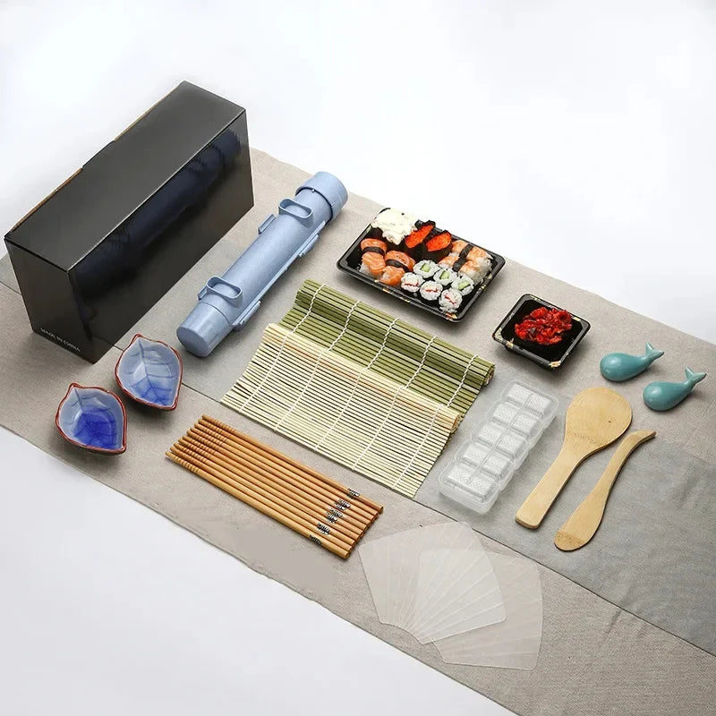 Sushi Maker Set Kit With Rolling Mold And Bamboo Mat