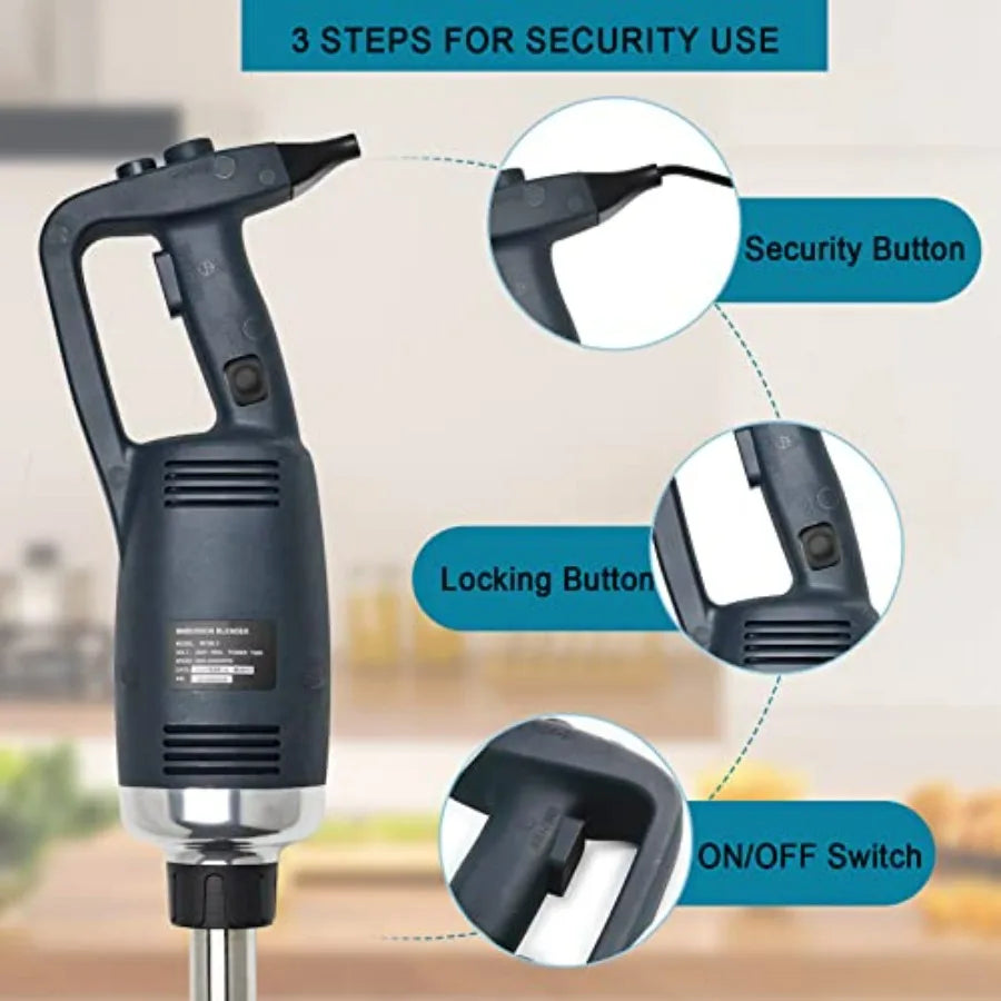 Iosn Heavy Duty Immersion Blender For Commercial Use