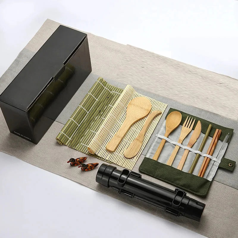 Sushi Maker Set Kit With Rolling Mold And Bamboo Mat