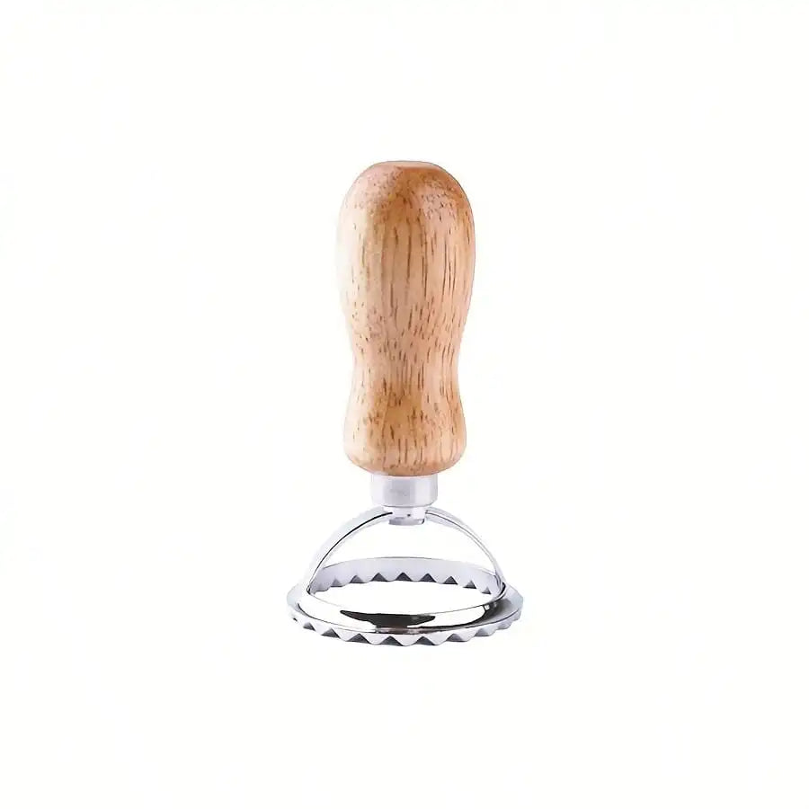 Ravioli Stamps With Wooden Handle Pasta Dumpling Cutter Tool