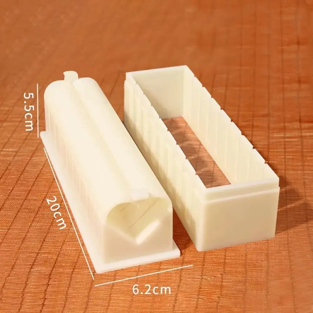 Plastic Sushi Maker Kit Kimbap Mold Round Square Heart Shaped