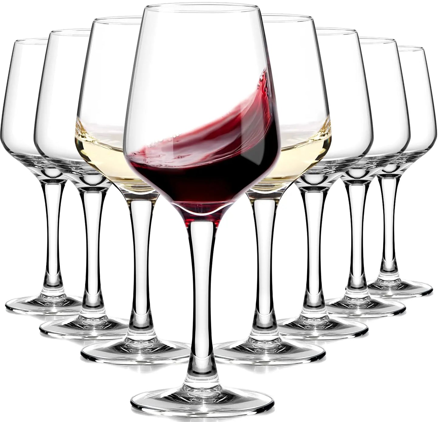Hand Blown Crystal Wine Glasses Set Of 4