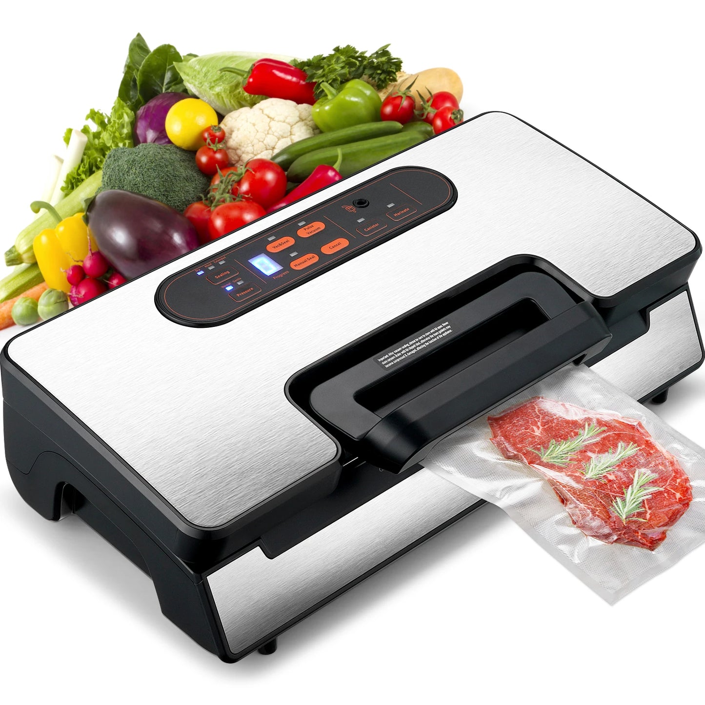 SucceBuy 90KPa Vacuum Sealer For Food Packaging With Bags